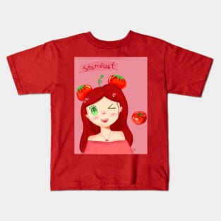 Stardust Tomato girl🍅 Kids T-Shirt